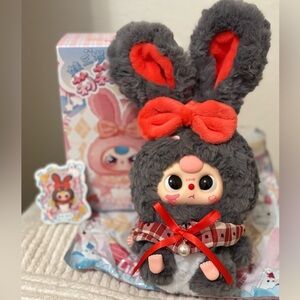 Baby Three Lily Rabbit Town V2 200% Plush Blind Box Confirmed Gray Rabbit